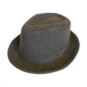 Woolrich Wool Blend Herringbone Fedora 22"